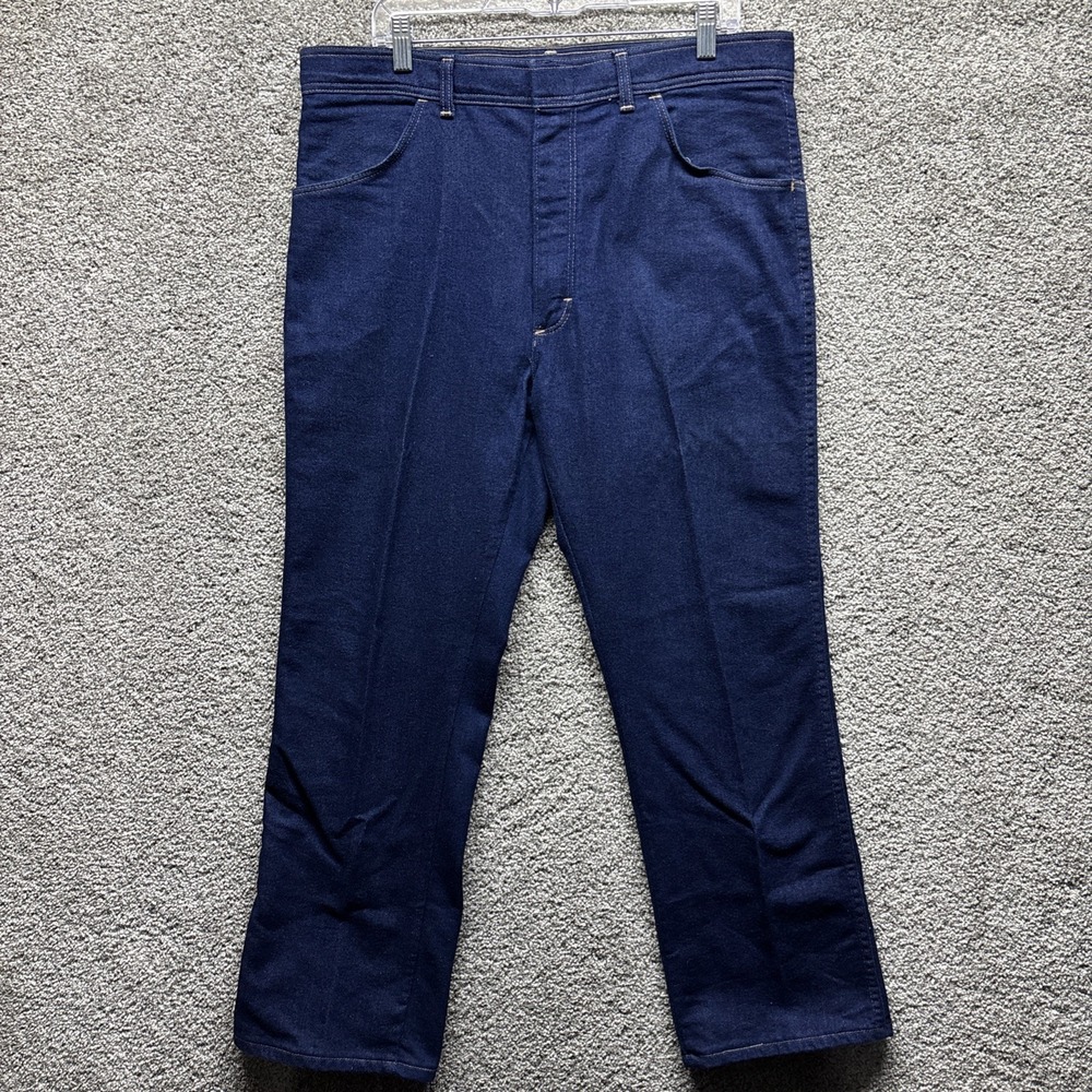 Vintage Wrangler Jeans 38x29 Hook Eye Made‎ In USA Classic Straight Leg 85498PS